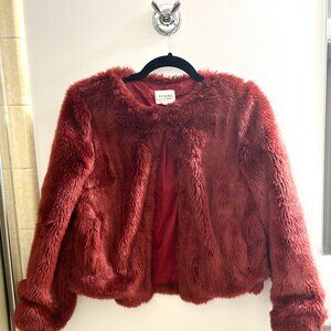 Sezane Lio Jacket in Maroon